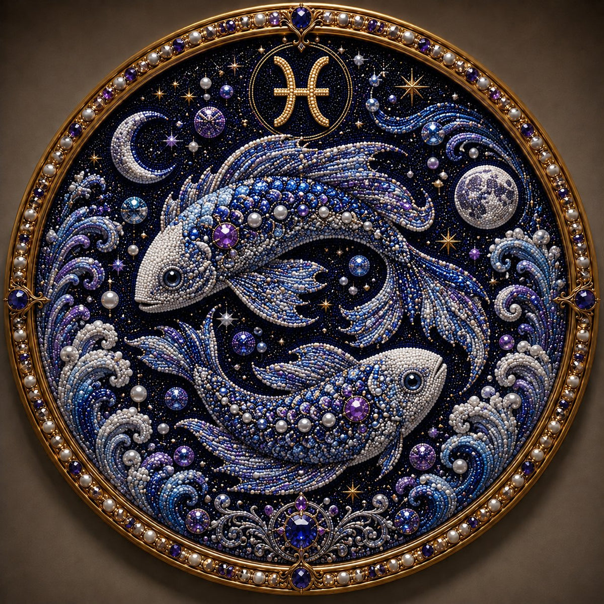 Create Your Own Celestial Masterpiece — 12 Zodiac Signs Bead Art DIY Kit ♈🌙