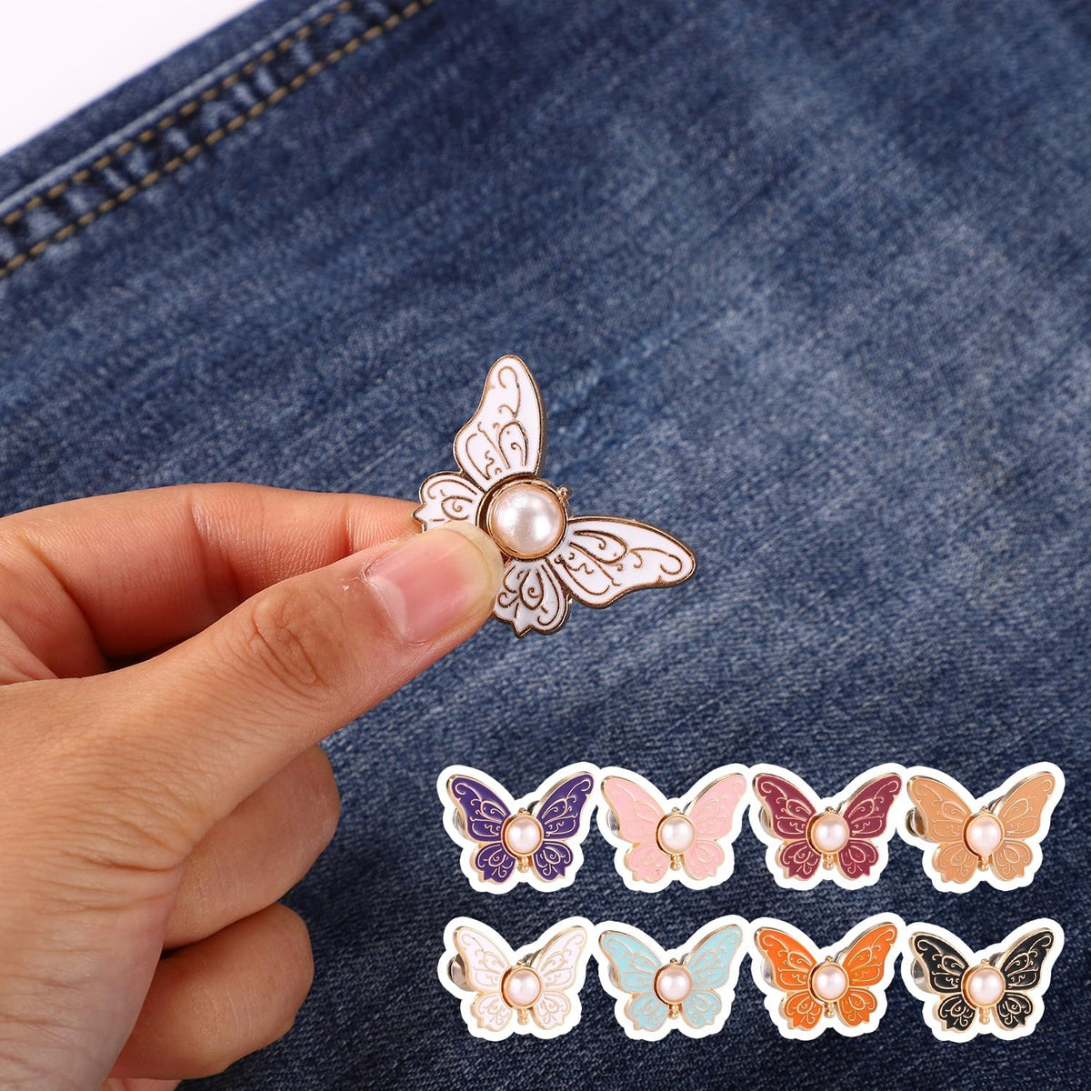 🔥8 butterfly-shaped straps for tightening the waist