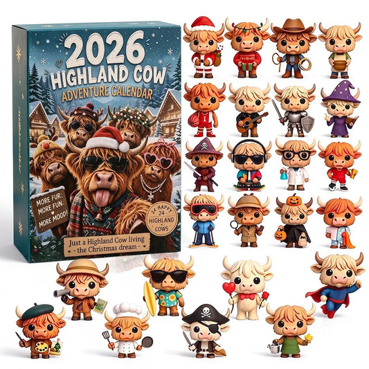 🎁2026 Highland Cow Advent Calendar | Every Day Brings New Surprises(📦Buy 2 Free Shipping)