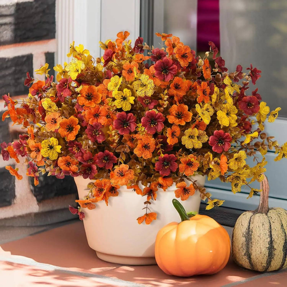 🍂 Autumn Glow Faux Flower Bouquet – Cozy Home Decor & Seasonal Gifts