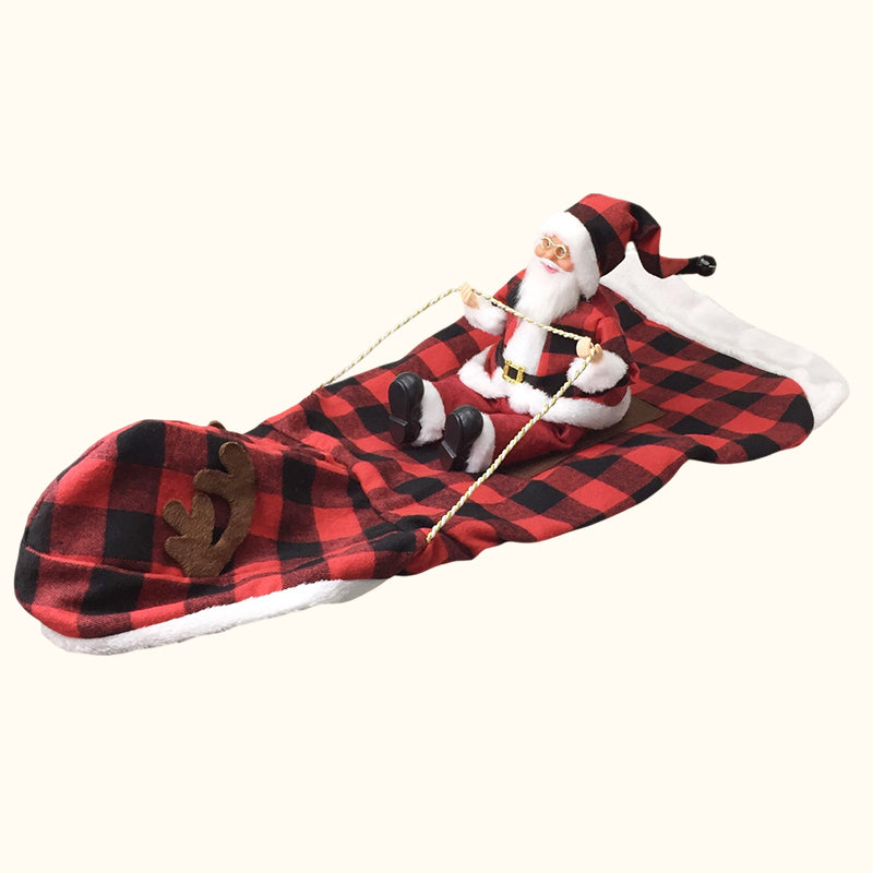 🎅 Santa’s Little Rider – Pet Christmas Costume for the Most Festive Furry Friend 🐕
