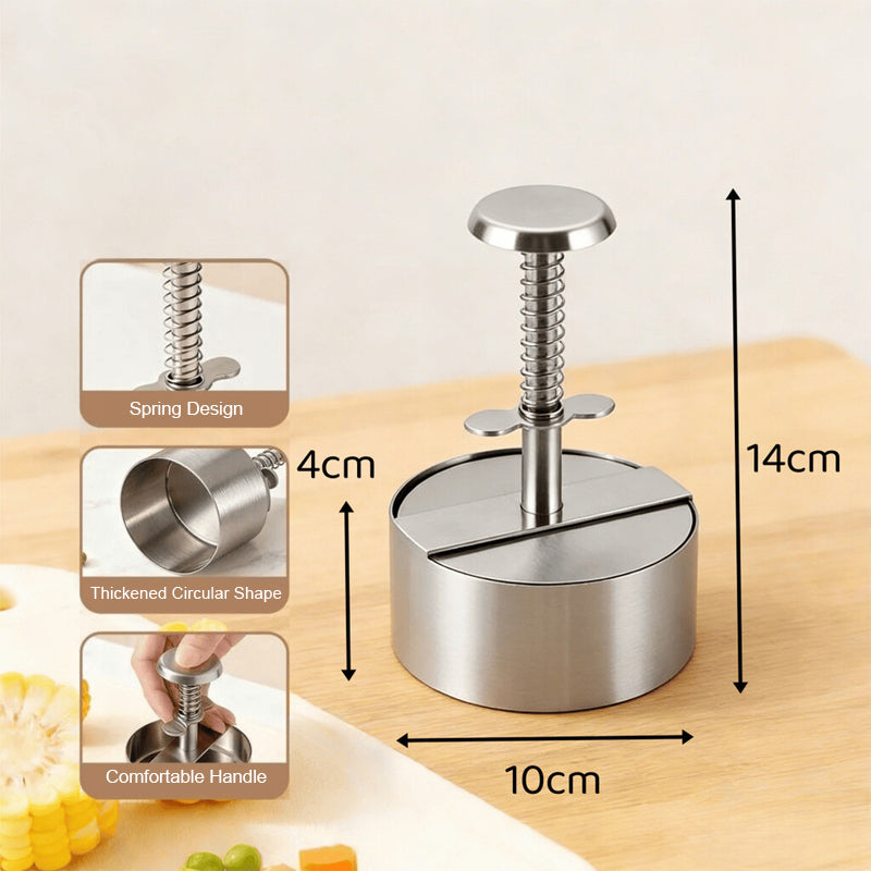 🍔 Stainless Steel Burger Press | Make Perfect Even Patties Easily