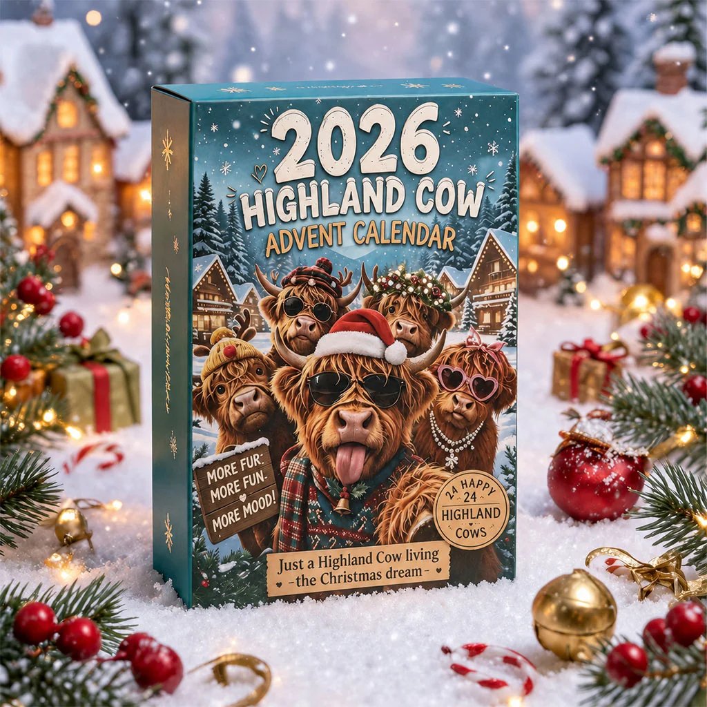 🎁2026 Highland Cow Advent Calendar | Every Day Brings New Surprises(📦Buy 2 Free Shipping)