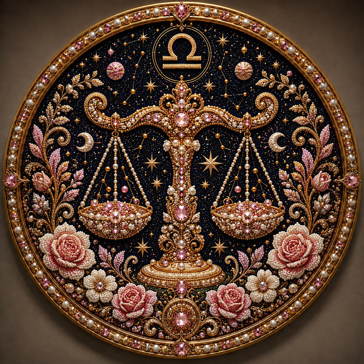Create Your Own Celestial Masterpiece — 12 Zodiac Signs Bead Art DIY Kit ♈🌙