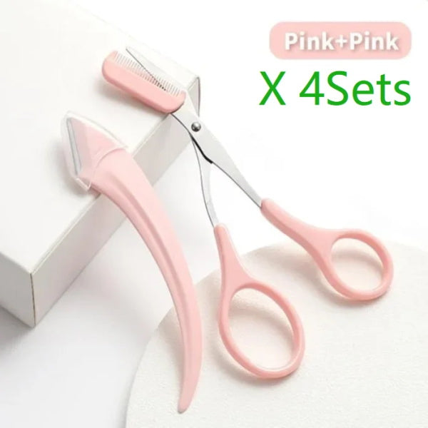 ✨Eyebrow Scissors With Comb - Effortlessly Sculpt Perfect Brows at Home🌸