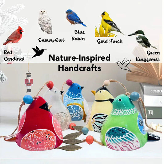 🐦🎶Bird Song Wind Chime Pendant