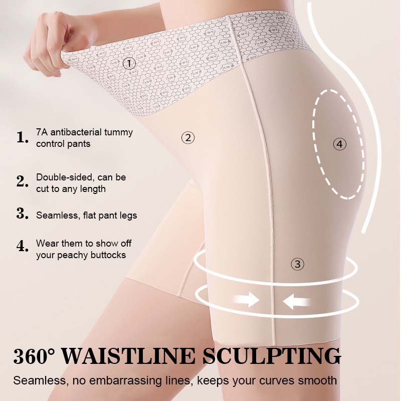 ✨High-Waisted Ice Silk Shapewear – Tummy Control & Butt Lifting Briefs💃