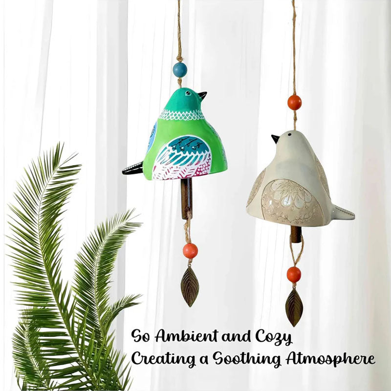 🐦🎶Bird Song Wind Chime Pendant