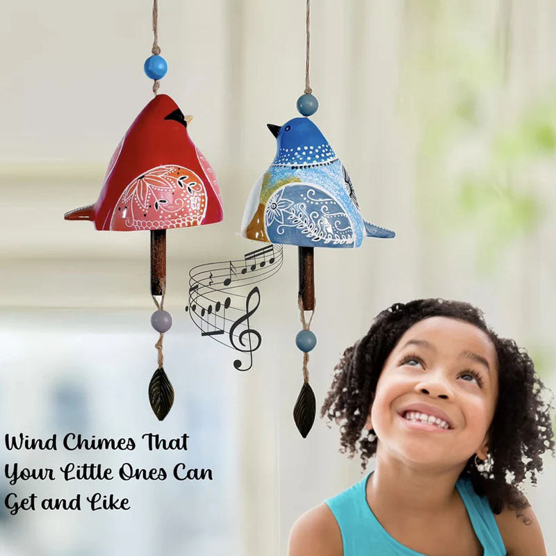 🐦🎶Bird Song Wind Chime Pendant