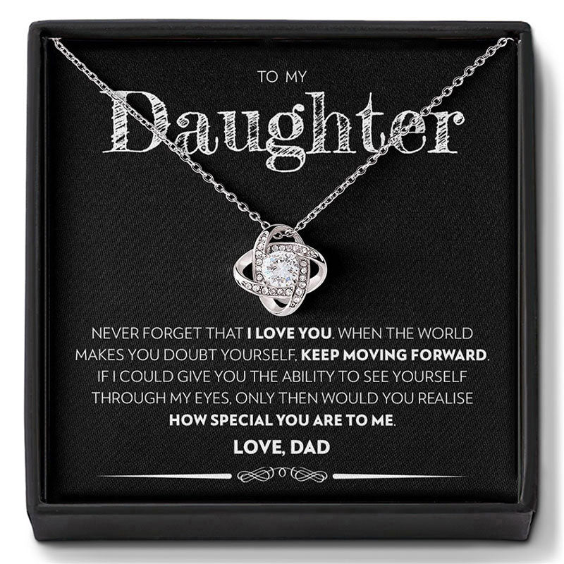👪"Heart of Love" Necklace – A Sentimental Gift for Your Daughter🍀