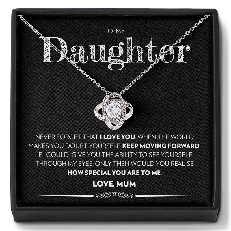 👪"Heart of Love" Necklace – A Sentimental Gift for Your Daughter🍀