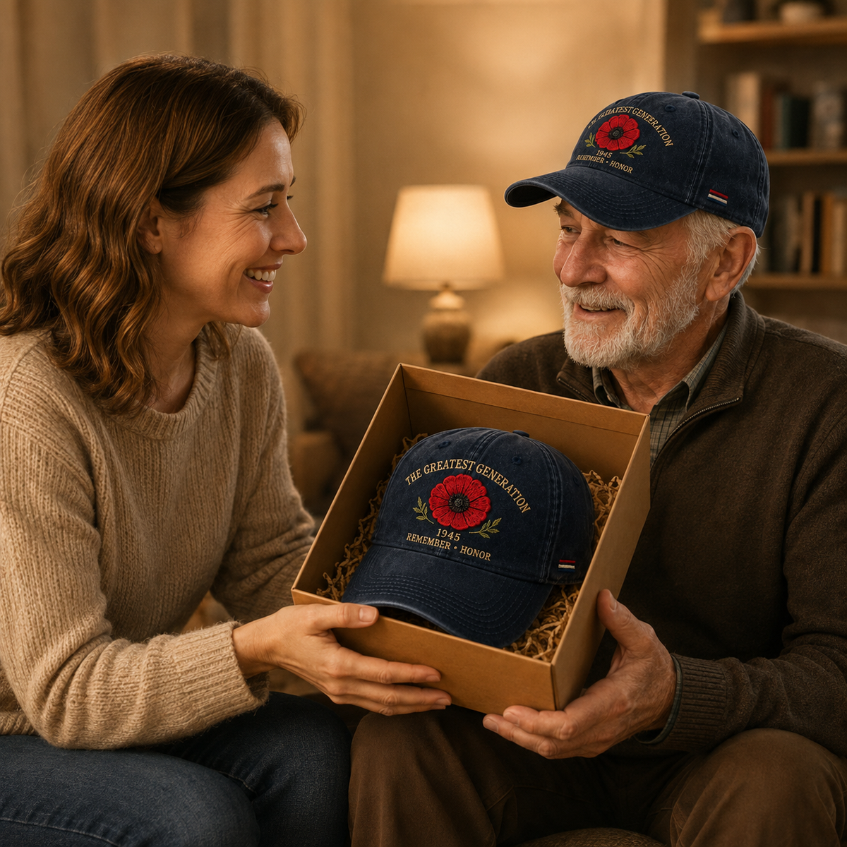 🎖️🌺 The Legacy of a Generation – Poppy Hat in Memory of 1945