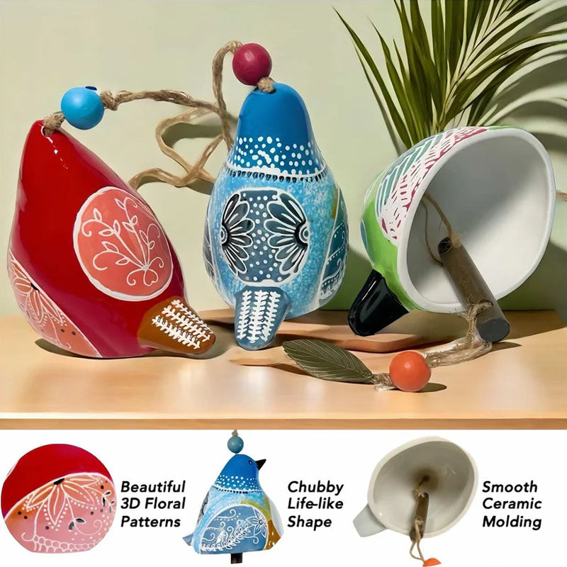 🐦🎶Bird Song Wind Chime Pendant