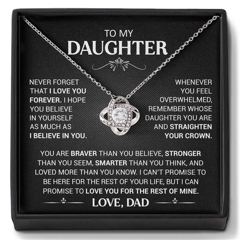 👪"Heart of Love" Necklace – A Sentimental Gift for Your Daughter🍀