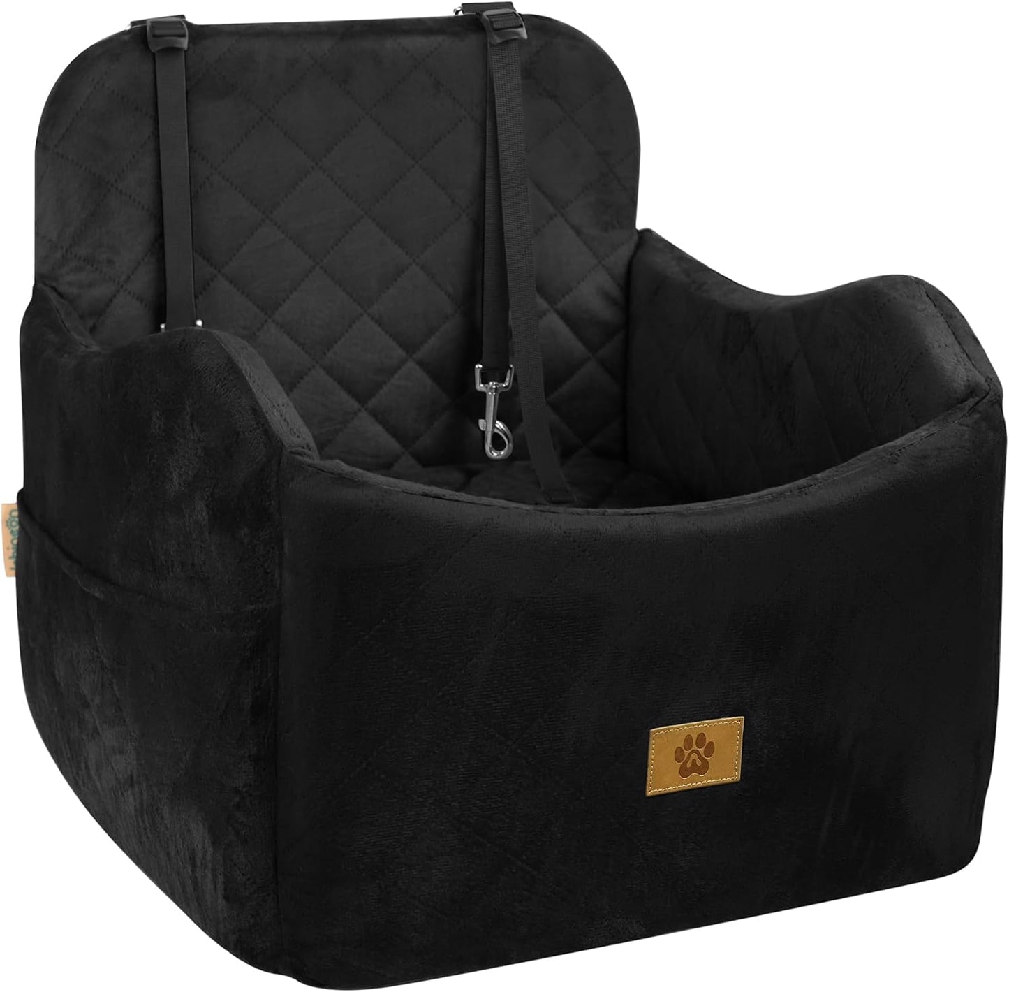 Small/Medium Dog  Under 35lbs Car Seat, Travel Bed with Storage Pockets