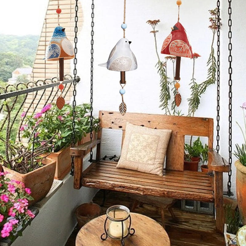 🐦🎶Bird Song Wind Chime Pendant
