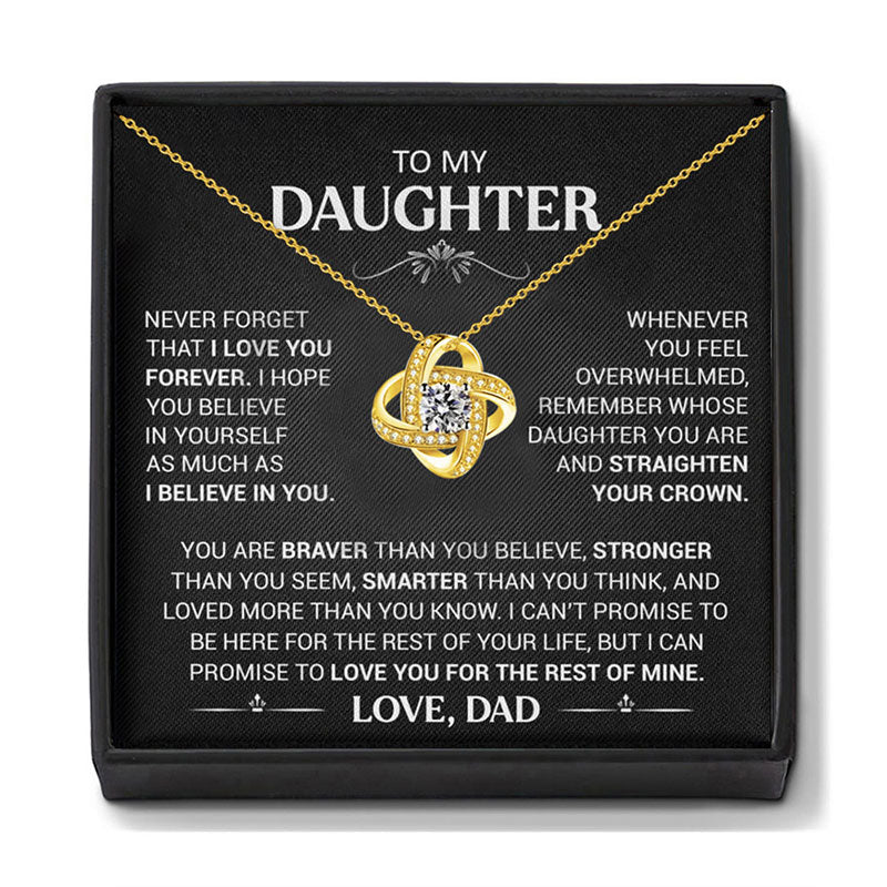 👪"Heart of Love" Necklace – A Sentimental Gift for Your Daughter🍀