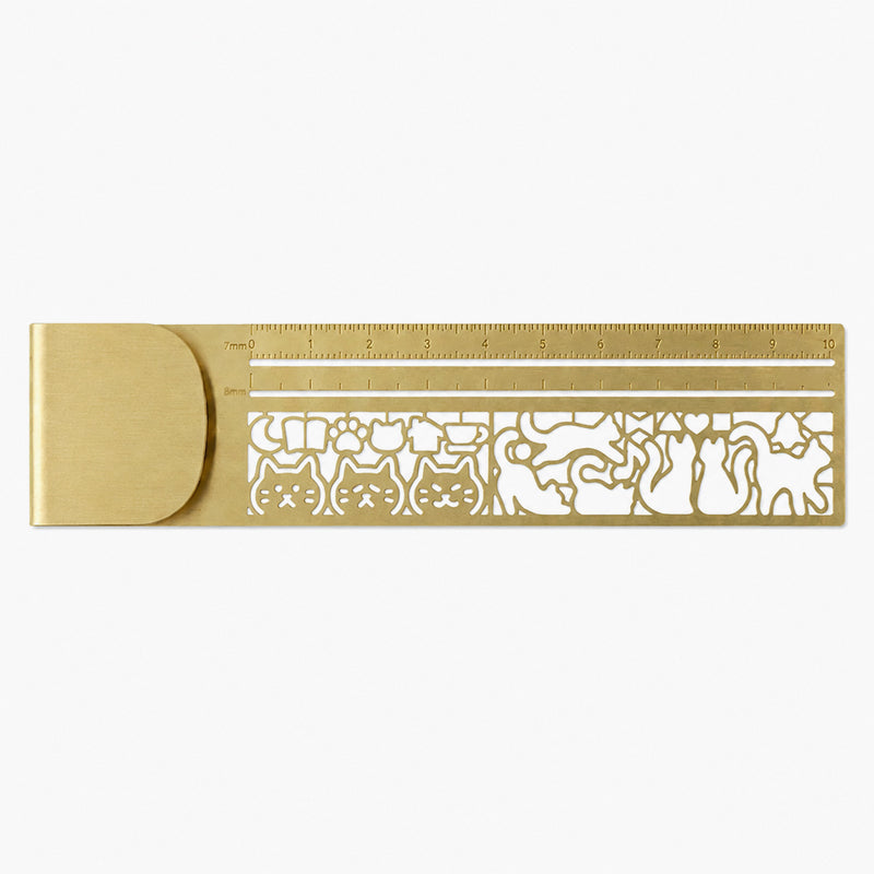 ✨Cat Template Multi-functional Bookmark Ruler📏