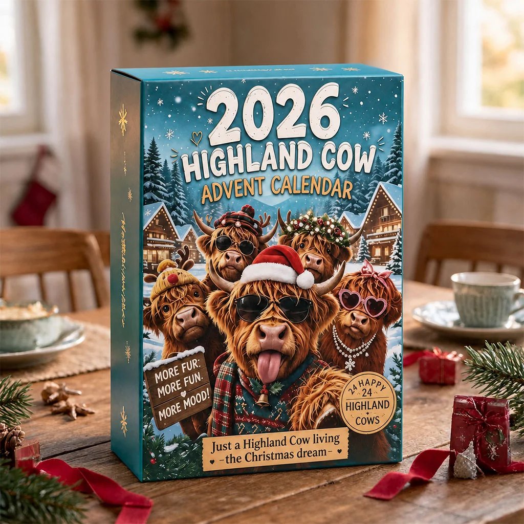 🎁2026 Highland Cow Advent Calendar | Every Day Brings New Surprises(📦Buy 2 Free Shipping)
