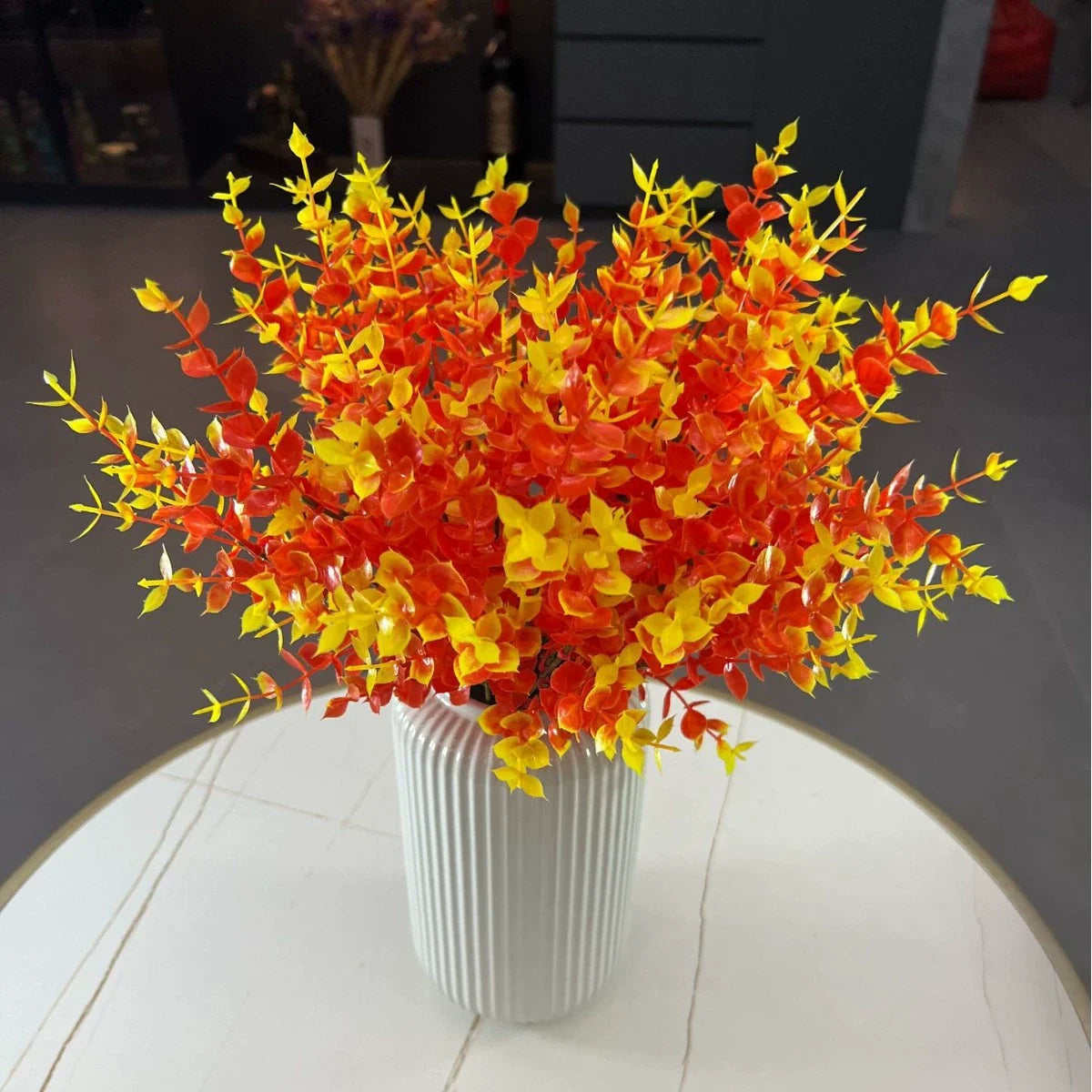 🍂 Autumn Glow Faux Flower Bouquet – Cozy Home Decor & Seasonal Gifts