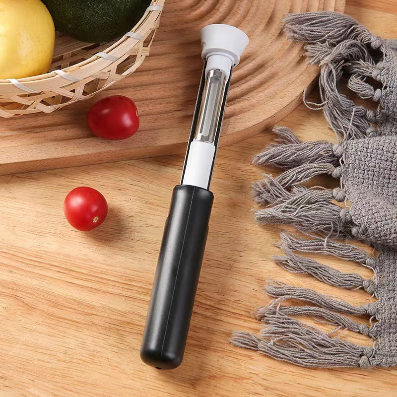 🍎 2-in-1 Stainless Steel Apple Corer Tool: 1-Motion Fruit Core Remover! ✨