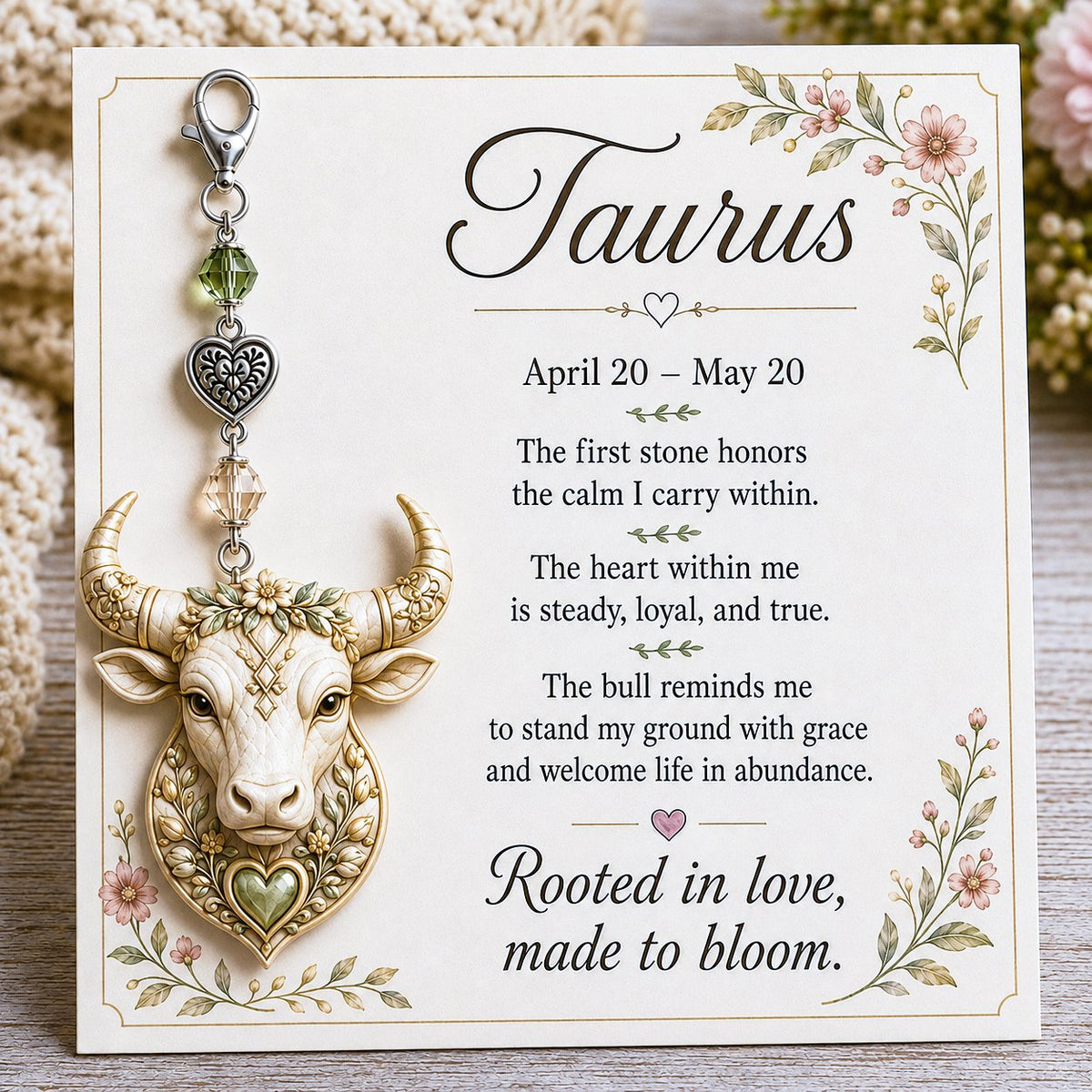 ⌛️ Weekly Special Sale – Zodiac Charm Commemorative Card 🌙💎