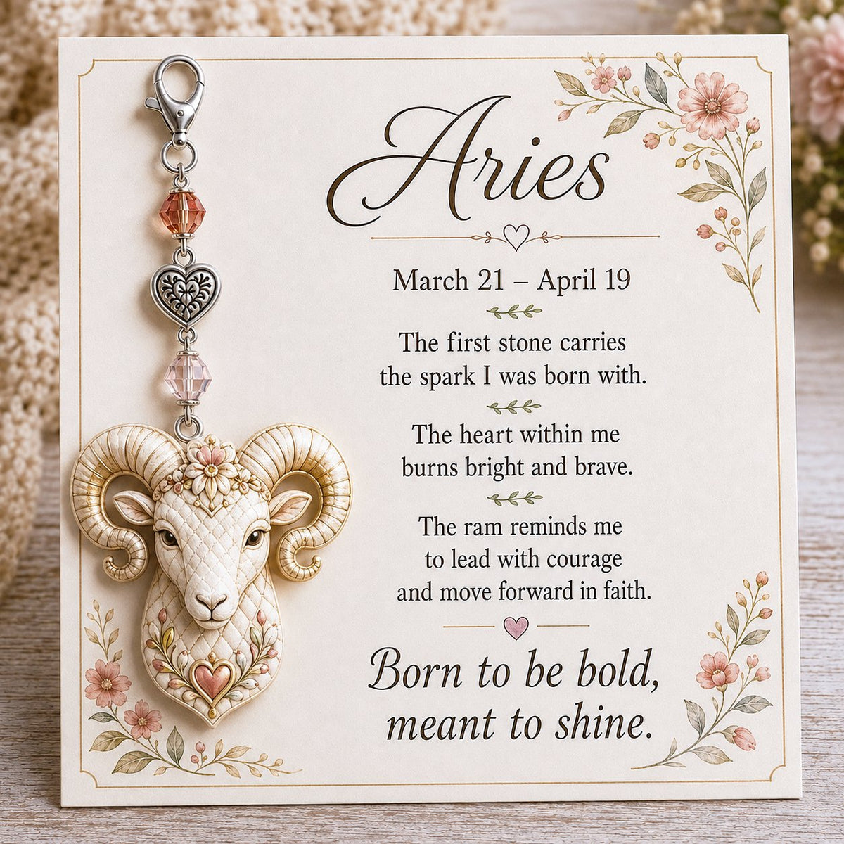 ⌛️ Weekly Special Sale – Zodiac Charm Commemorative Card 🌙💎