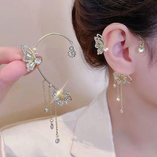 ✨🦋 Zirconia earrings with a butterfly design💖✨