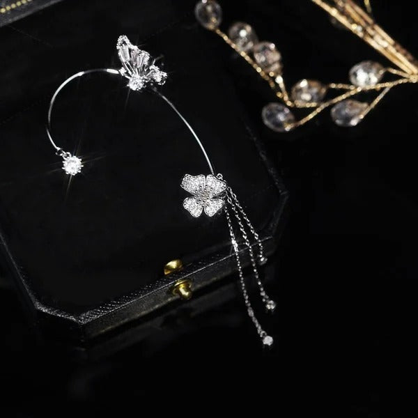 ✨🦋 Zirconia earrings with a butterfly design💖✨